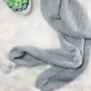 Soft & Cozy Hollister Scarf With White Pom Poms